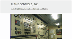 Desktop Screenshot of alpinecontrols.com